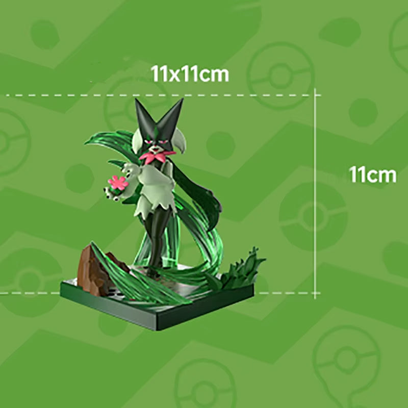 🌿🎭 Figura Edición Clásica L Meowscarada Pokémon Blokees