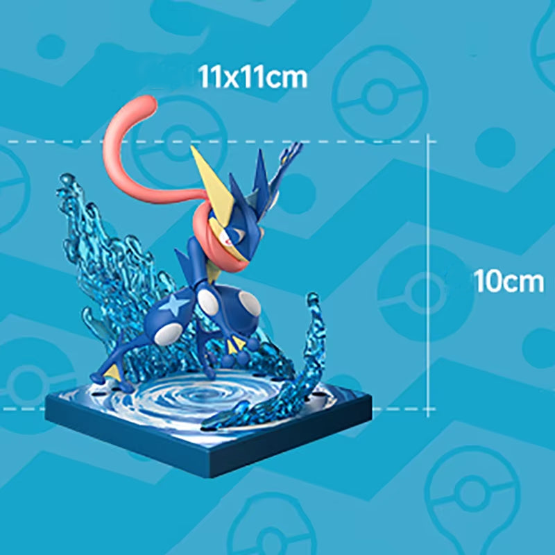 💦Figura Edición Clásica L Greninja Amphinobi Pokémon Blokees