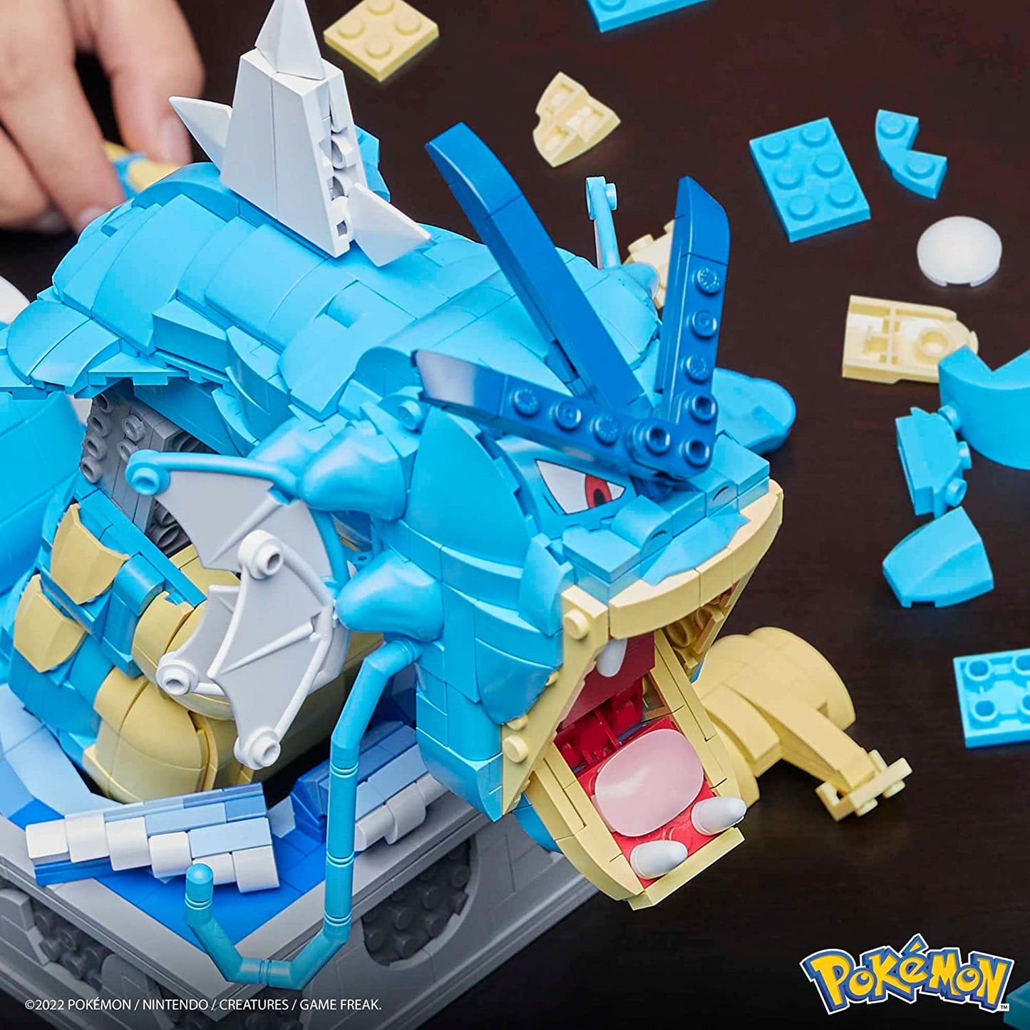 🐉Figura Mattel Mega Construx Motion Pokemon Gyarados 2186 Pcs