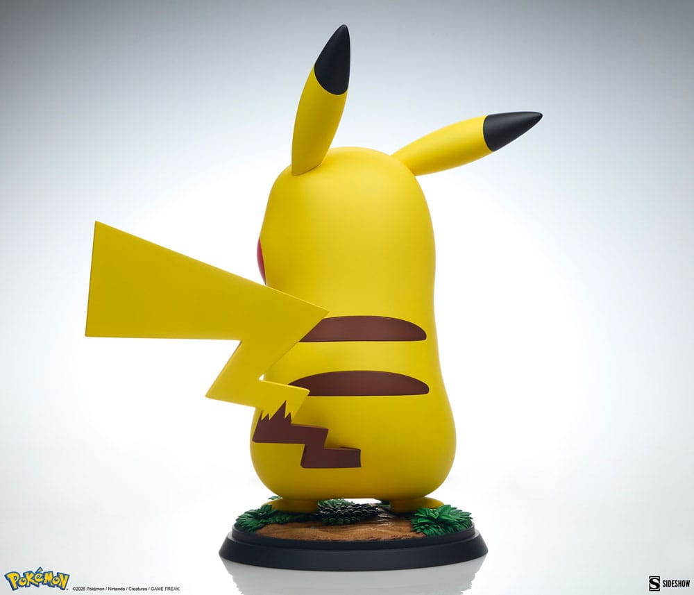 ⚡Figura Pikachu Pokémon Tamaño Real Sideshow 47cm