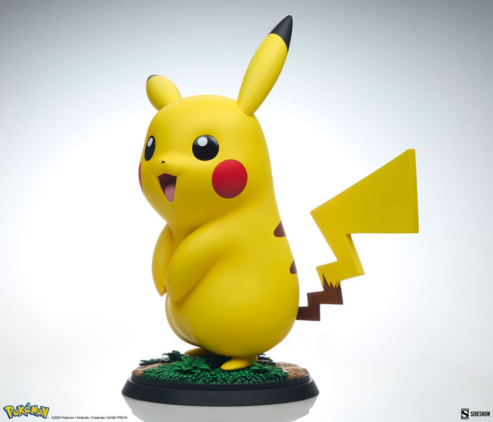 ⚡Figura Pikachu Pokémon Tamaño Real Sideshow 47cm