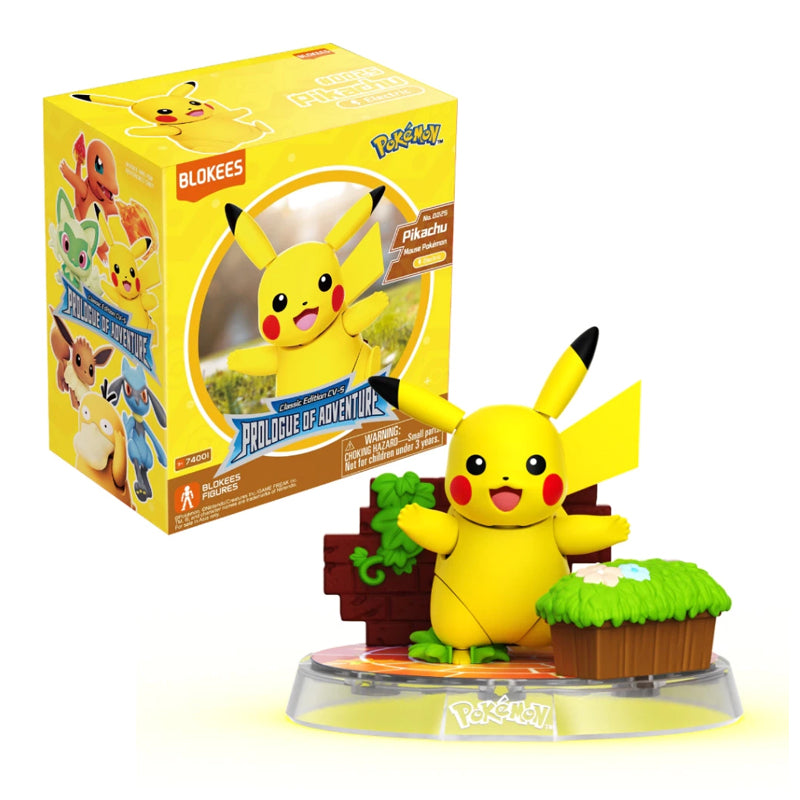 🎁Figuras Edición Clásica: CV-S Pokémon Blokees Caja de 6 figuras