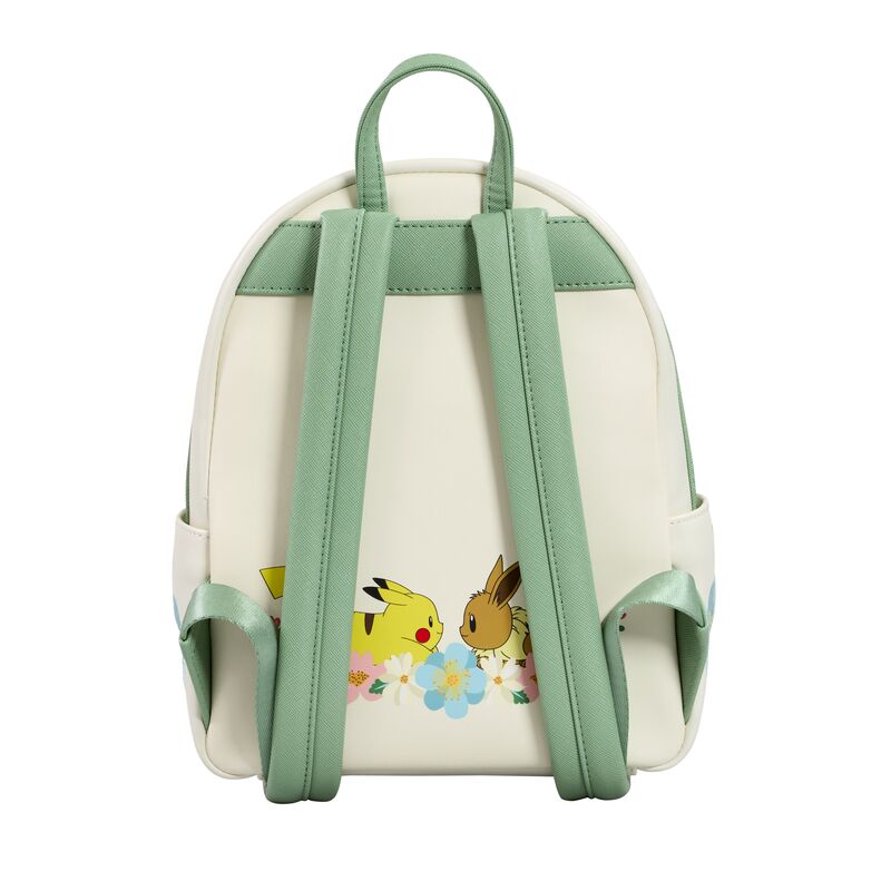 🌸⚡Mini Mochila Pikachu & Eevee Floral Loungefly – ¡Últimas Unidades!