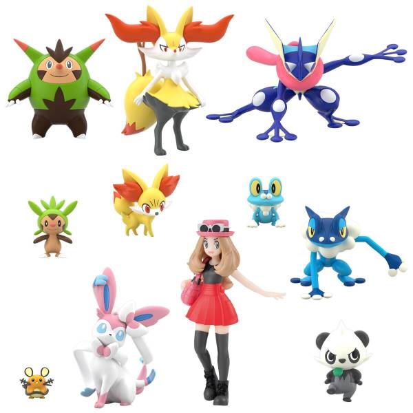🌍 Pokémon Scale World Kalos Set Shokugan