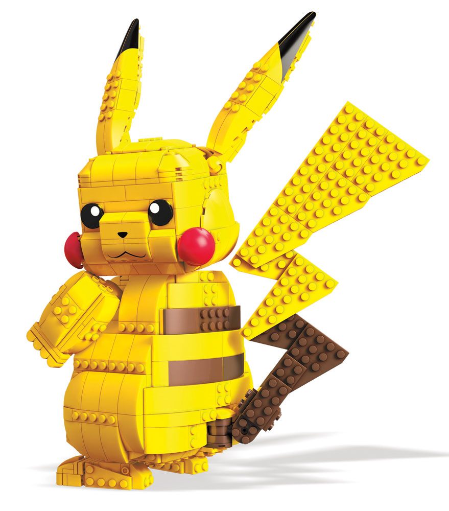 🧱 Pokémon Kit de Construcción Mega Construx Jumbo Pikachu 33 cm