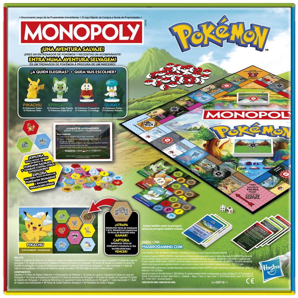 🎲Juego de Mesa Monopoly Pokémon