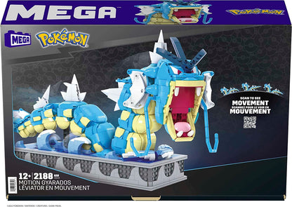 🐉Figura Mattel Mega Construx Motion Pokemon Gyarados 2186 Pcs