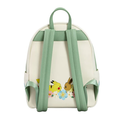 🌸⚡Mini Mochila Pikachu & Eevee Floral Loungefly – ¡Últimas Unidades!