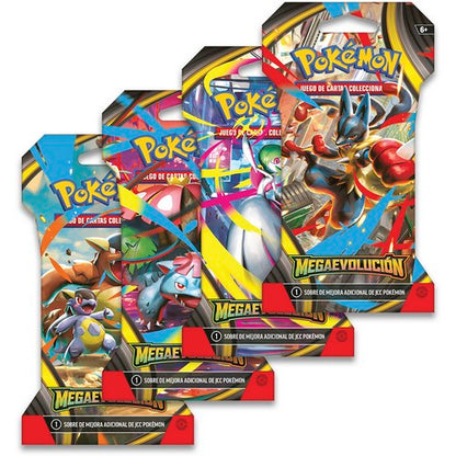 POKEMON MEGA 01 TCG - SOBRE DE REFUERZO CON FUNDA ESPAÑOL