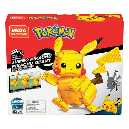 🧱 Pokémon Kit de Construcción Mega Construx Jumbo Pikachu 33 cm