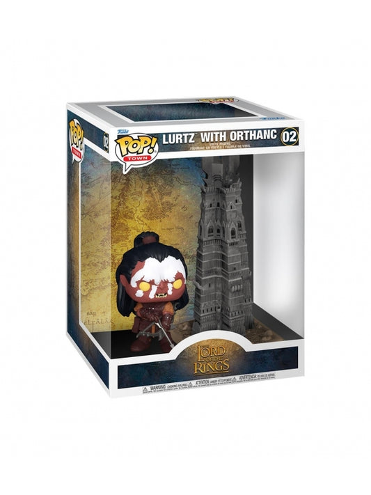 🏰 Funko Pop! Town – Lurtz con Orthanc El Señor de los Anillos